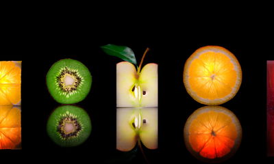 Ljuddämpande tavla - Fruit halves