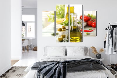 Ljuddämpande tavla - Jug with fresh oil