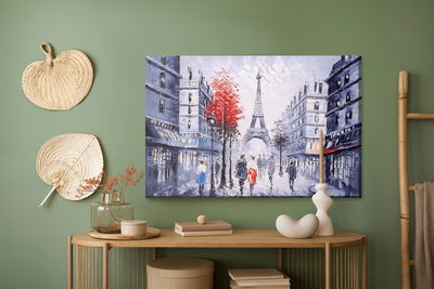 Ljuddämpande tavla - Parisian construction