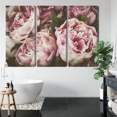 Ljuddämpande tavla - Delicate vintage peony