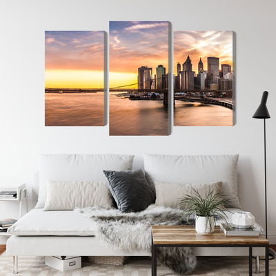 Ljuddämpande tavla - Panorama of the brooklyn