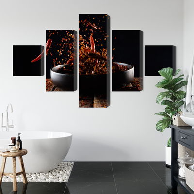 Ljuddämpande tavla - Cayenne pepper in flight