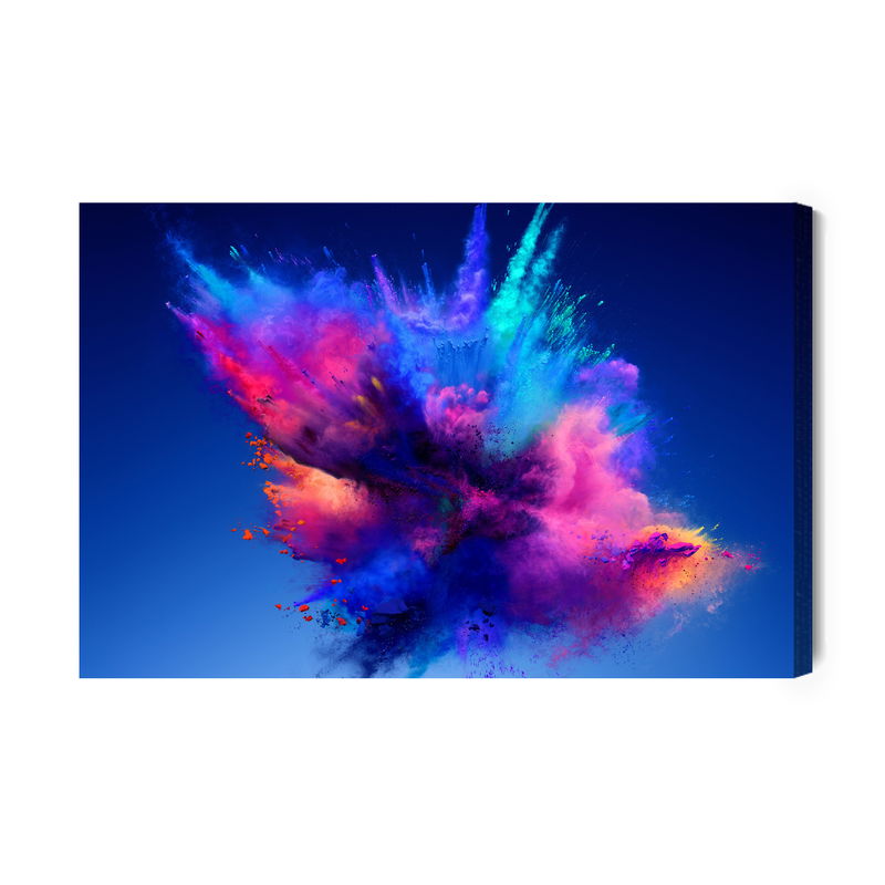 Ljuddämpande tavla - An abstract explosion