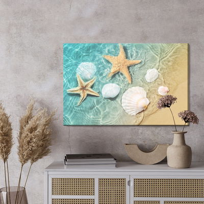 Ljuddämpande tavla - Stars and seashells