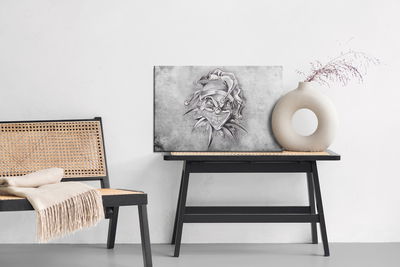 Ljuddämpande tavla - Sketched joker