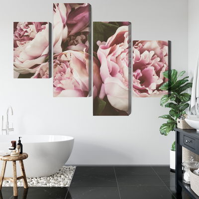 Ljuddämpande tavla - Delicate vintage peony