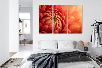 Ljuddämpande tavla - Orange chrysanthemum