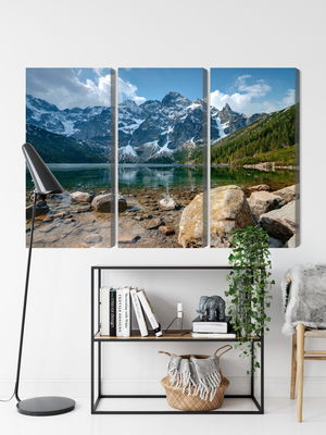 Ljuddämpande tavla - Morskie oko in the tatras 3d