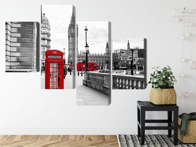 Ljuddämpande tavla - London telephone booth