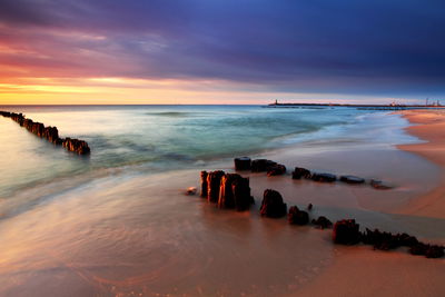 Ljuddämpande tavla - Sunrise over the baltic sea