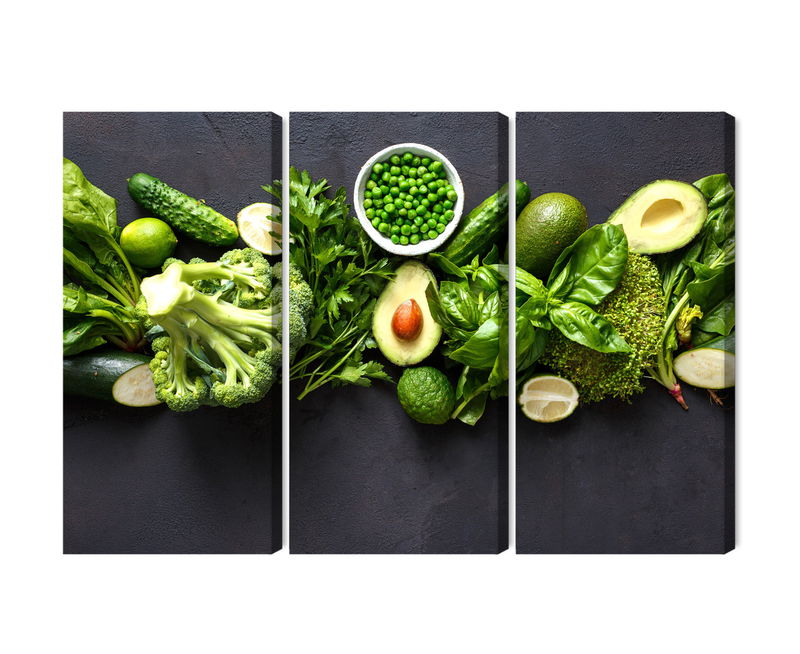 Ljuddämpande tavla - Green vegetables