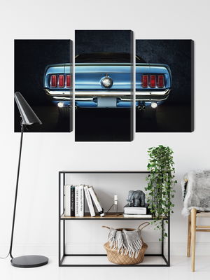 Ljuddämpande tavla - The back of an old ford