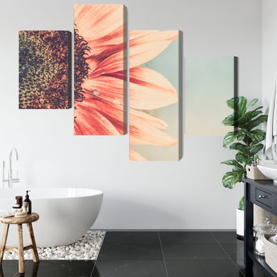 Ljuddämpande tavla - Blooming sunflower