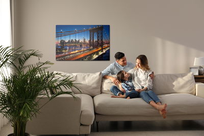 Ljuddämpande tavla - 3d night view