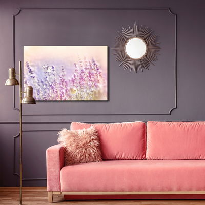Ljuddämpande tavla - Lavender flowers bathed