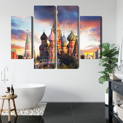 Ljuddämpande tavla - Moscow view of the red