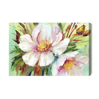 Ljuddämpande tavla - Wild peonies as painted