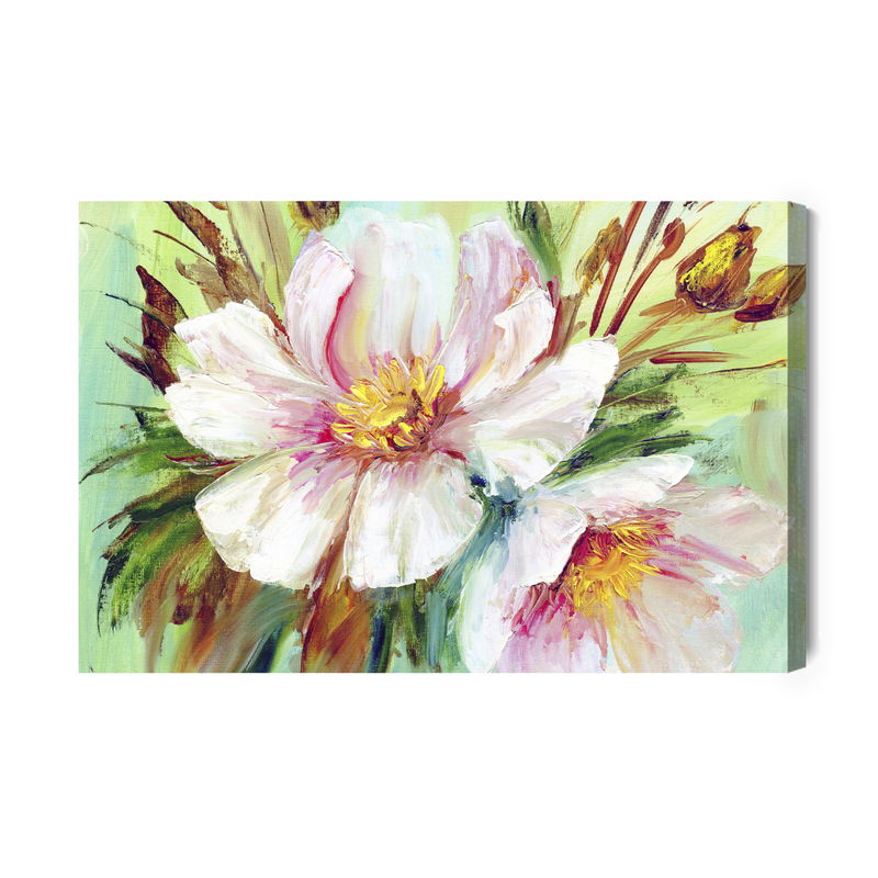 Ljuddämpande tavla - Wild peonies as painted