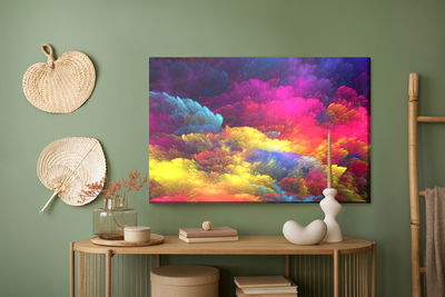 Ljuddämpande tavla - The abstract sky