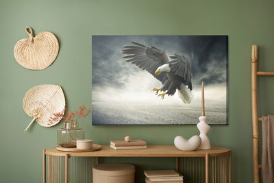 Ljuddämpande tavla - The eagle during the storm