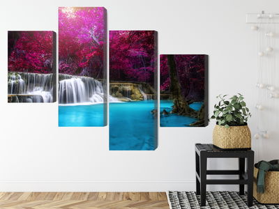 Ljuddämpande tavla - Kanchanaburi waterfall