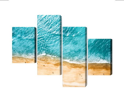 Ljuddämpande tavla - Aerial view of the ocean