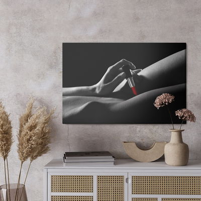 Ljuddämpande tavla - Woman with lipstick