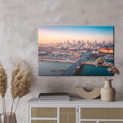 Ljuddämpande tavla - Warsaw at dawn