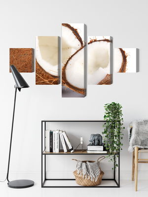 Ljuddämpande tavla - Coconut halves