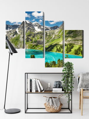 Ljuddämpande tavla - Crystalline lake