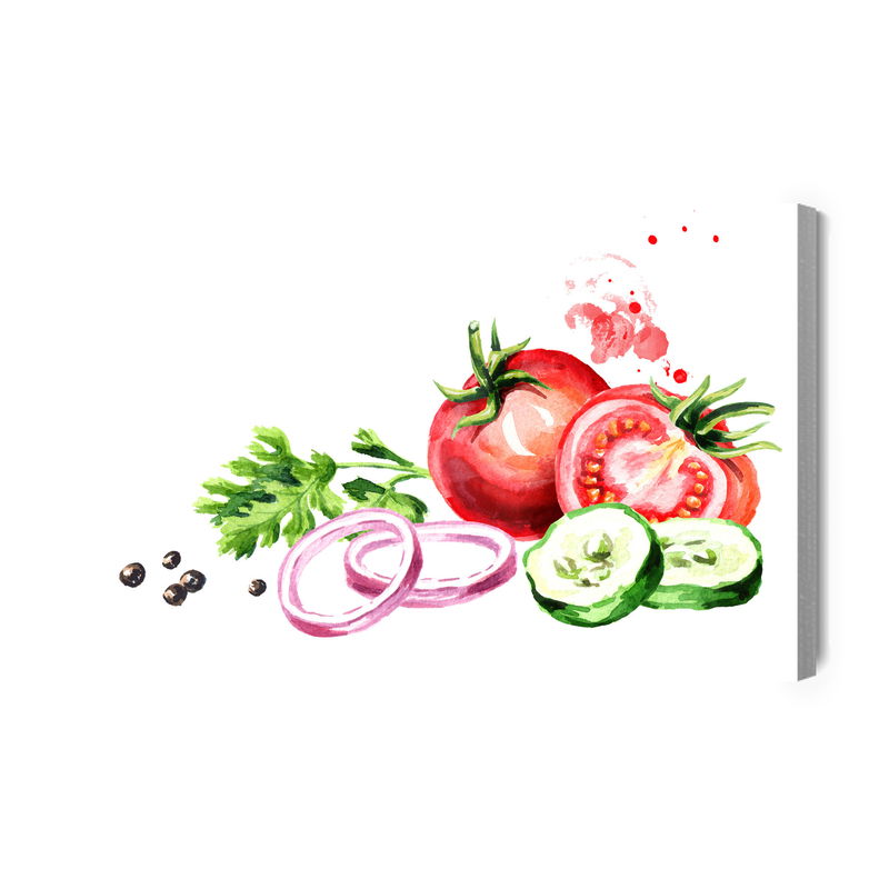 Ljuddämpande tavla - Tomatoes with herbs