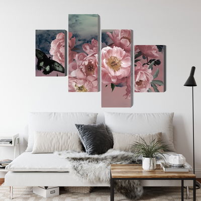 Ljuddämpande tavla - Bouquet of flowers