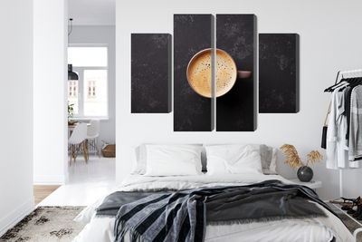 Ljuddämpande tavla - A cup of fresh coffee