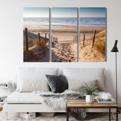 Ljuddämpande tavla - Sandy path to the north sea