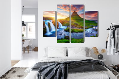 Ljuddämpande tavla - View of the kirkjufellsfoss