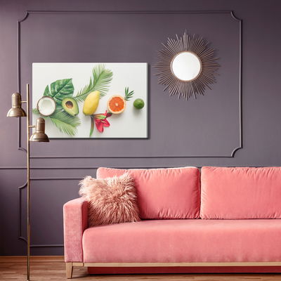 Ljuddämpande tavla - Colorful tropical fruit
