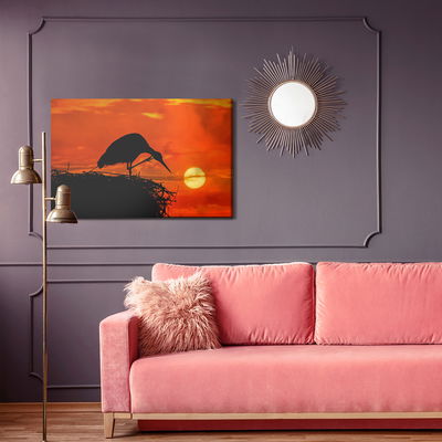 Ljuddämpande tavla - Bird in the nest