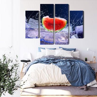 Ljuddämpande tavla - Watermelon on ice