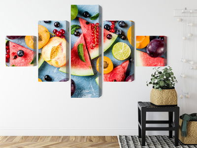 Ljuddämpande tavla - Holiday fruit