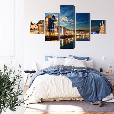 Ljuddämpande tavla - The gdansk wharf