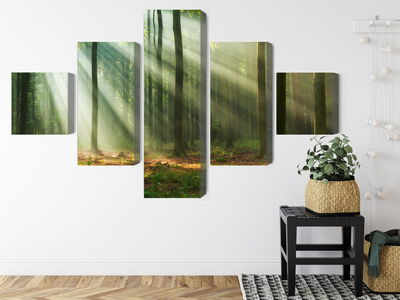 Ljuddämpande tavla - Forest landscape