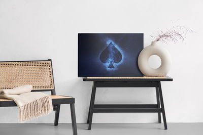 Ljuddämpande tavla - Abstract symbol of spades