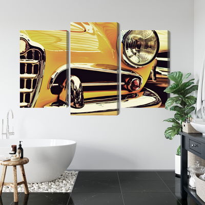 Ljuddämpande tavla - The front of a vintage car