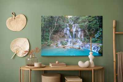 Ljuddämpande tavla - Beautiful kuang si waterfall