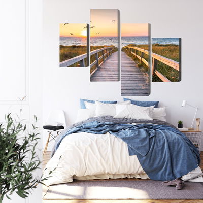 Ljuddämpande tavla - North sea pier 3d