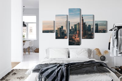 Ljuddämpande tavla - Warsaw and the view