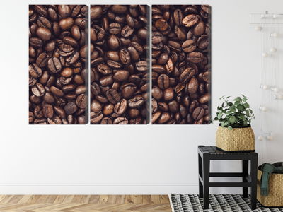 Ljuddämpande tavla - Roasted coffee beans