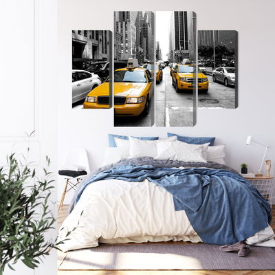 Ljuddämpande tavla - Taxis in New York