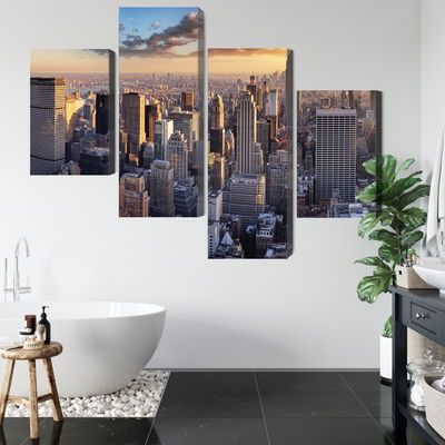 Ljuddämpande tavla - 3d panorama of New York city