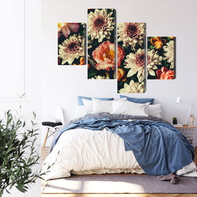 Ljuddämpande tavla - Variety of colorful 3d